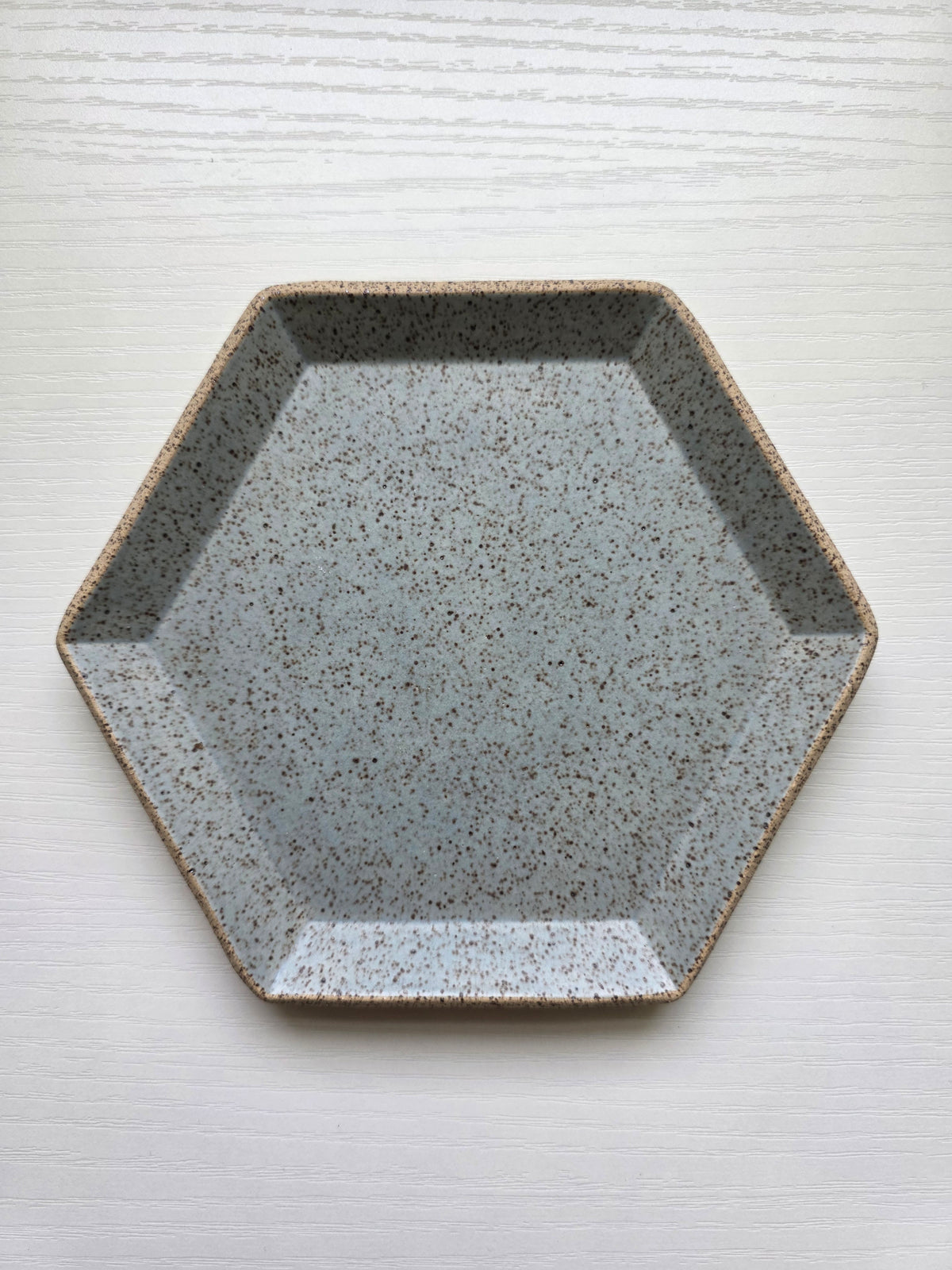 Hexagon Catch-All Dish in Sea Smoke