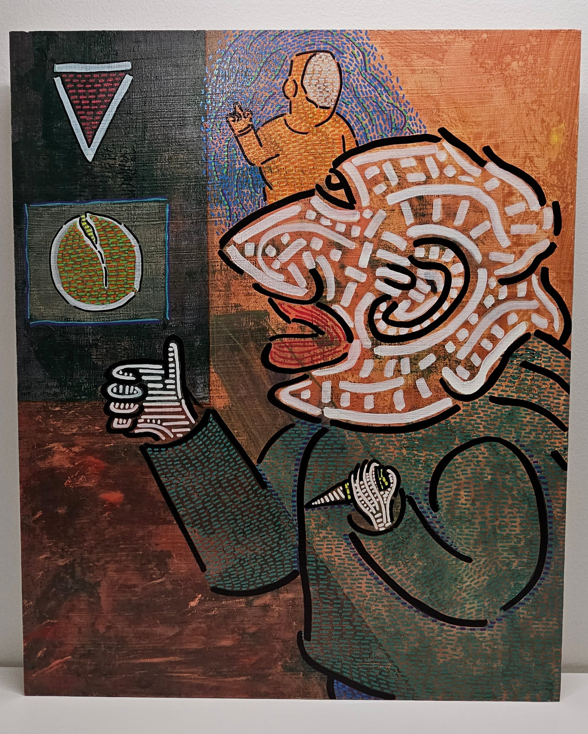 'Cracking the Shell' Painting