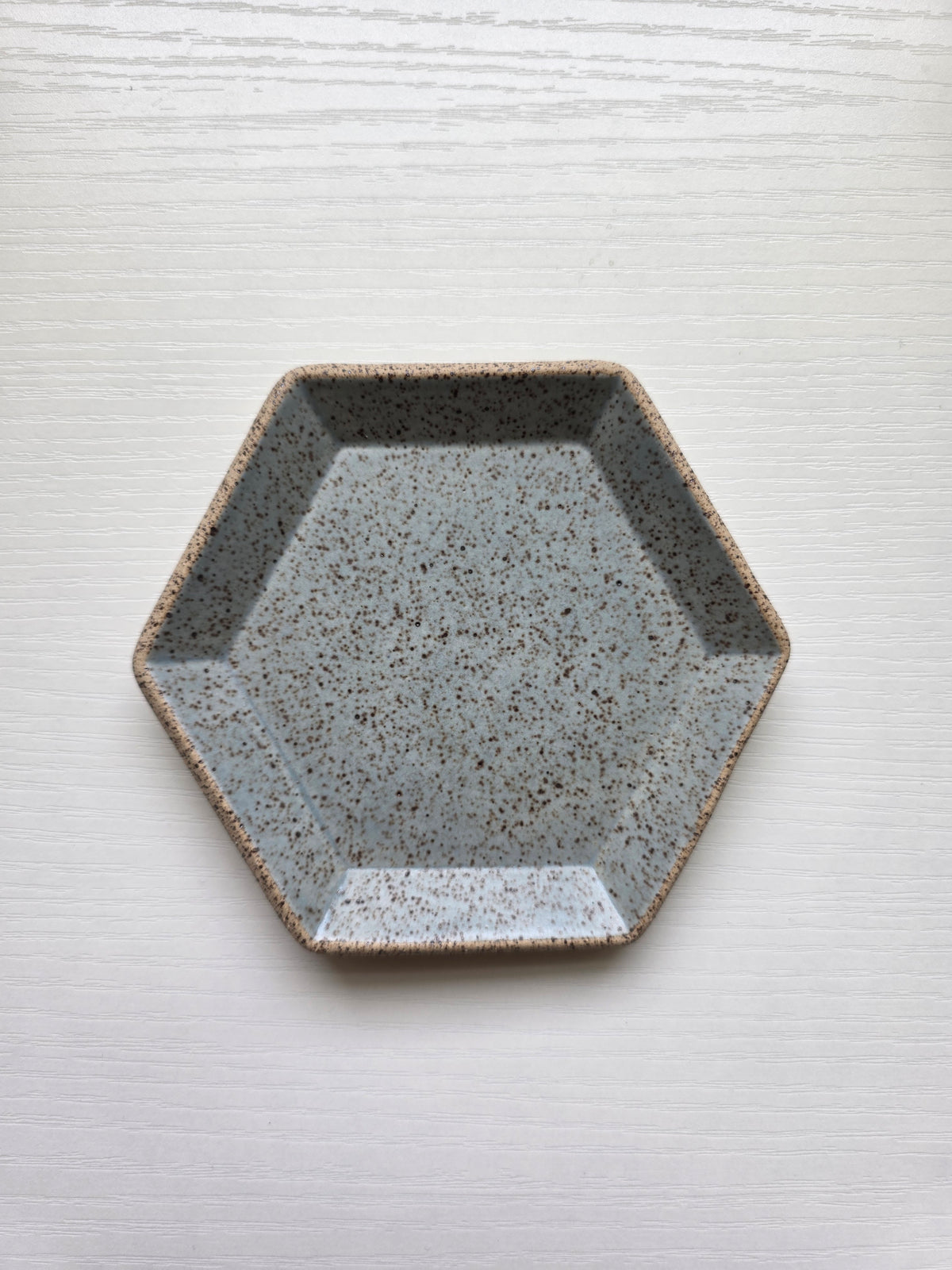 Hexagon Catch-All Dish in Sea Smoke