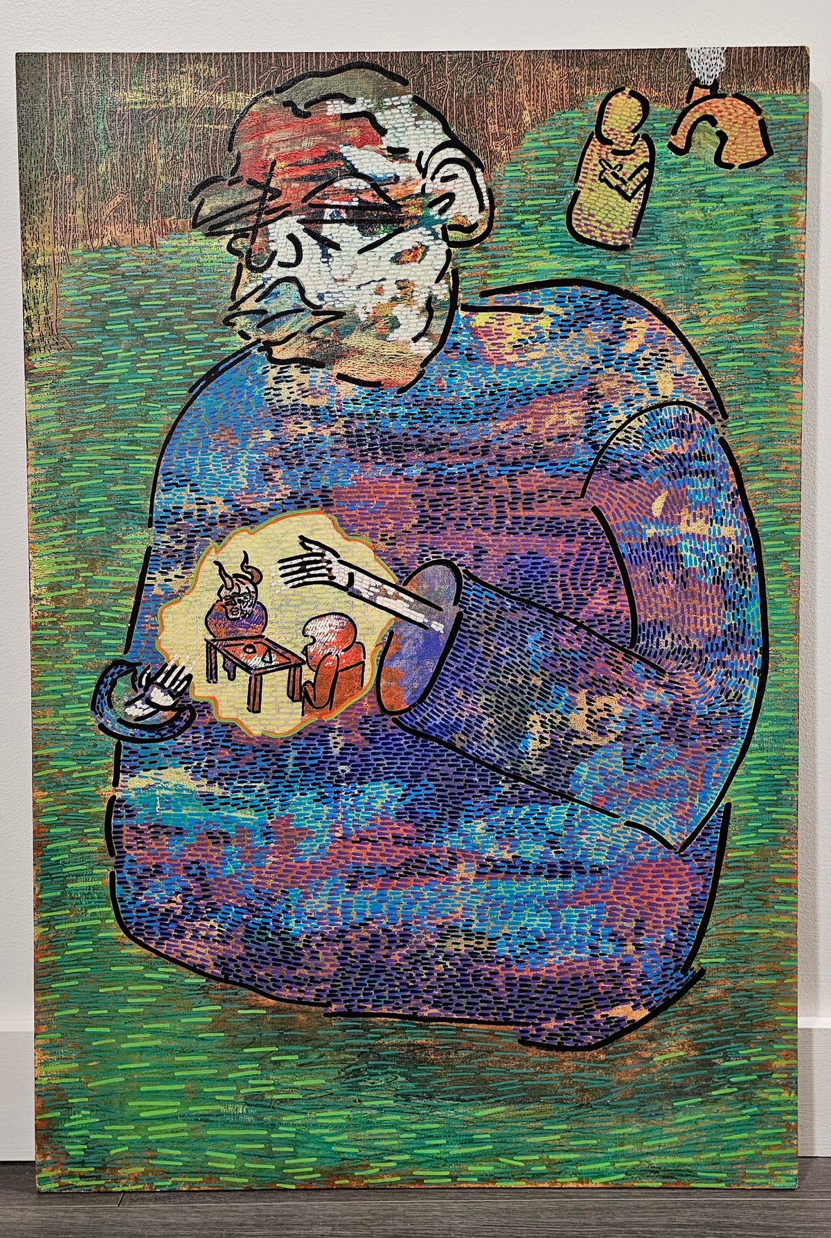 'Hunting the Beast' Painting